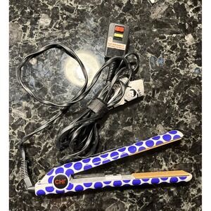CHI Flat‎ Iron  - Purple  Polka Dot 1 Inch Pad